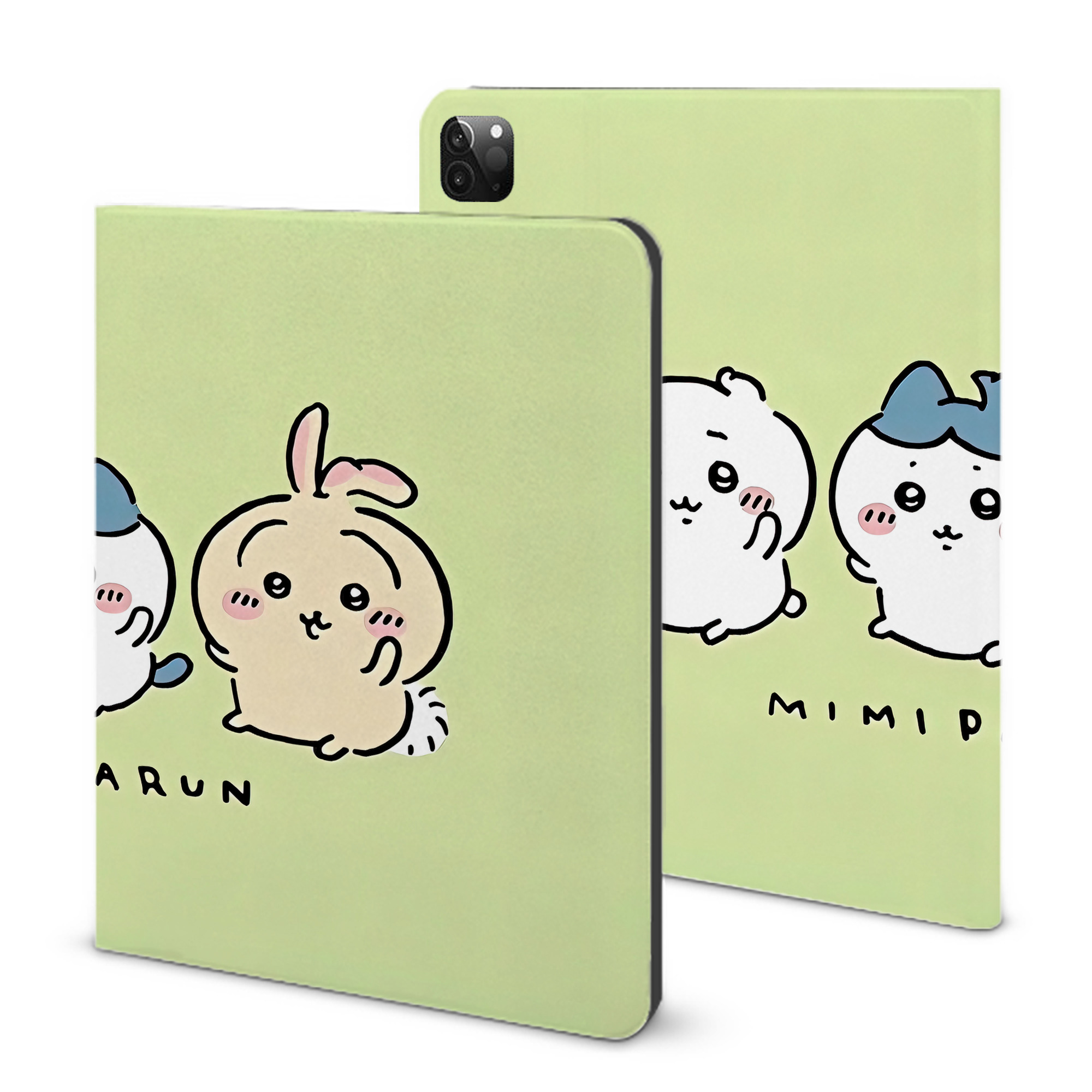 （画像用） ちいかわ Chii-kawa IPadケース ペンホルダー付き ブックスタイルデザイン